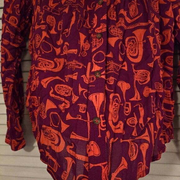 Anthropologie 22 of 52 Conversations L/S Top size 4 - Picture 6 of 7